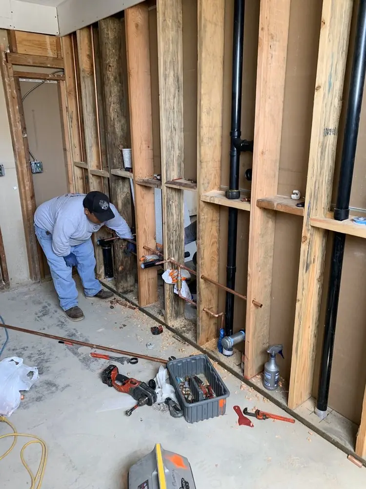 Commercial rough-in plumbing for Water Heater Replacement in Copper City